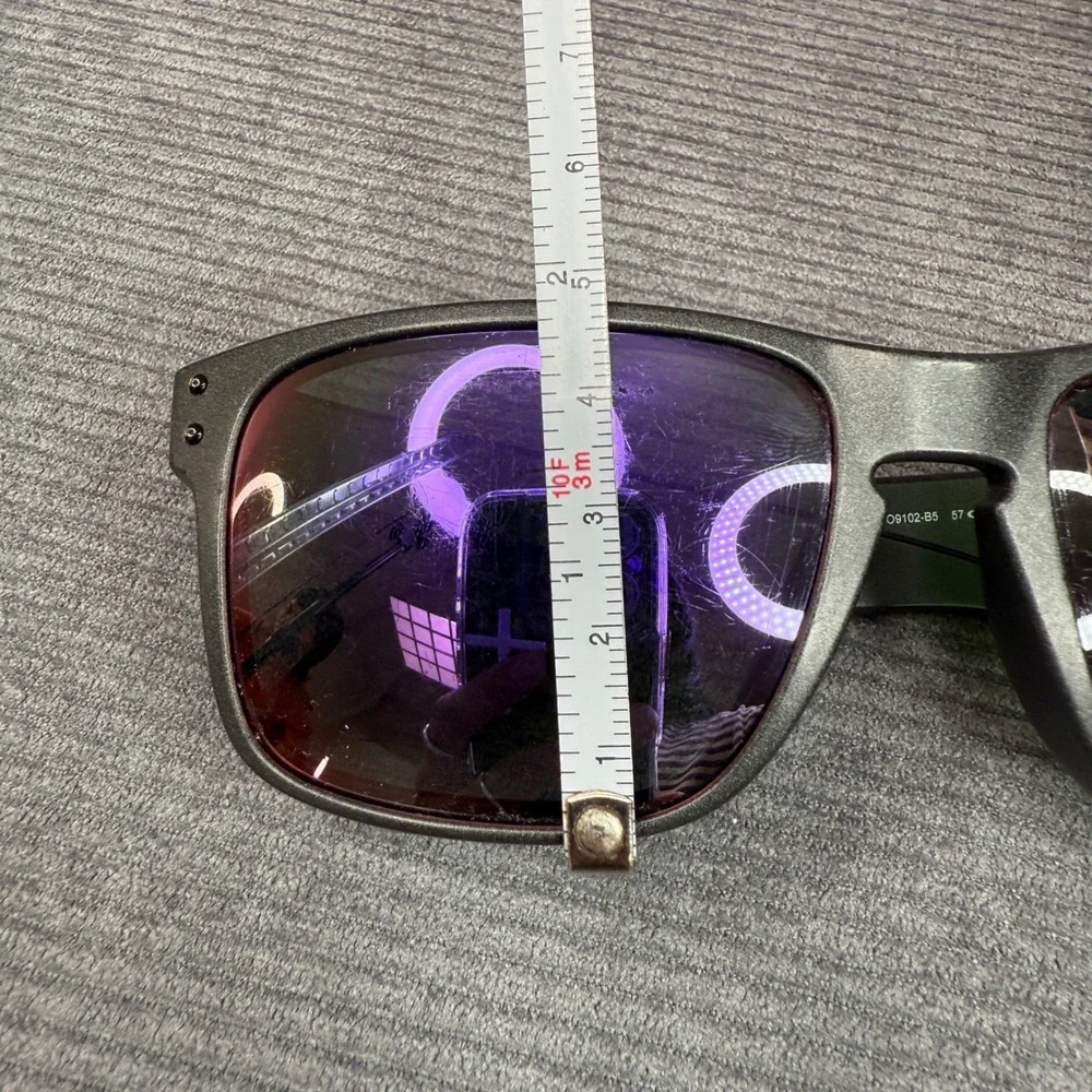 Oakley Y2K Holbrook Sunglasses Steel Frame Prizm Daily Polarized OO9102-B5 57mm